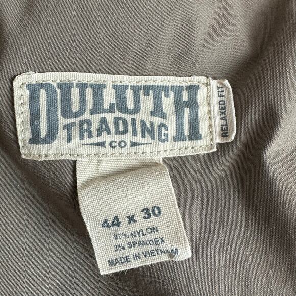 Mens Duluth Flex Dry on The Fly Nylon Cargo Activewear Pants Taupe Brown 44X30 - Picture 6 of 7